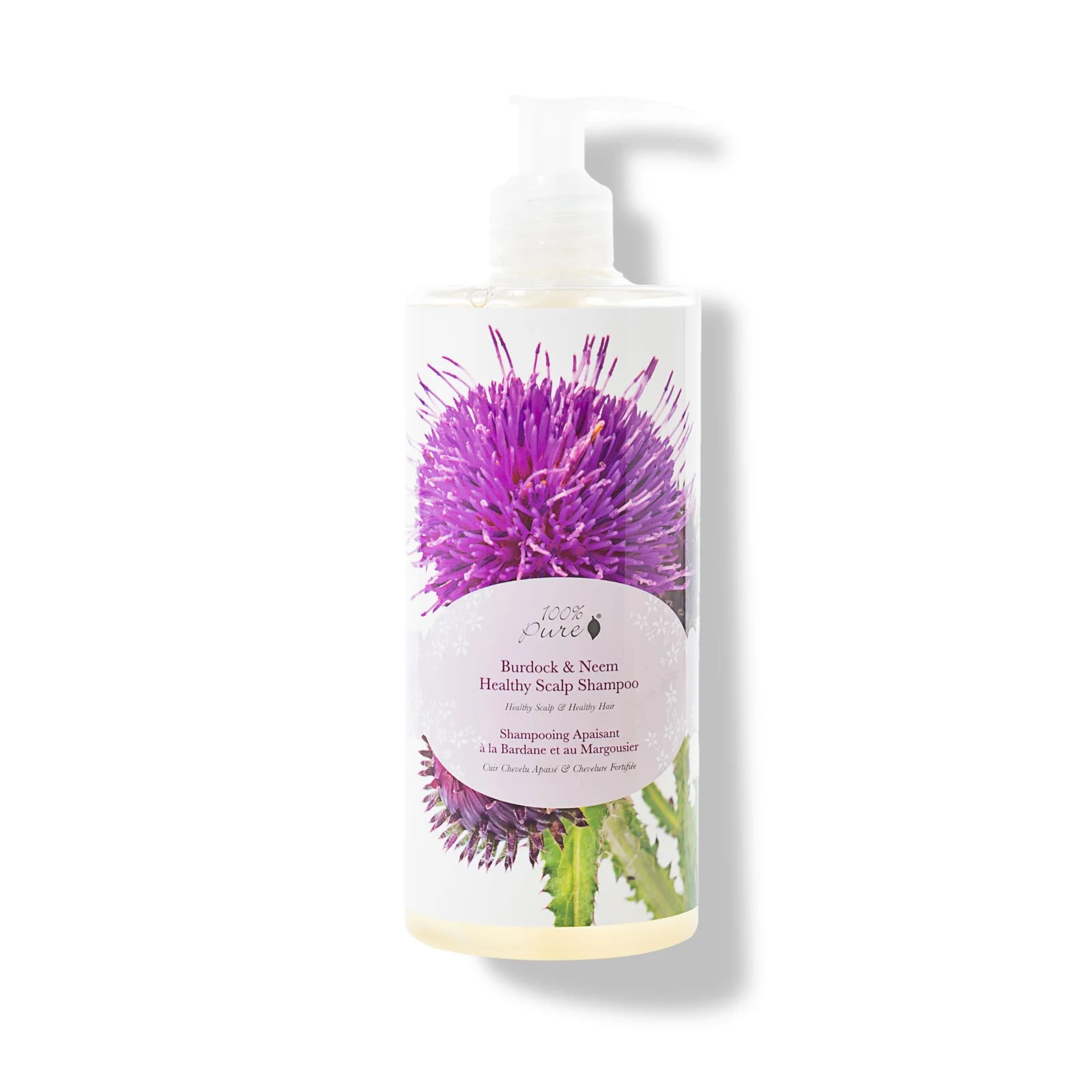Burdock & Neem Healthy Scalp Clarifying Shampoo 13oz by 100% PURE - Non-toxic, SLOW rated product free from harmful chemicals