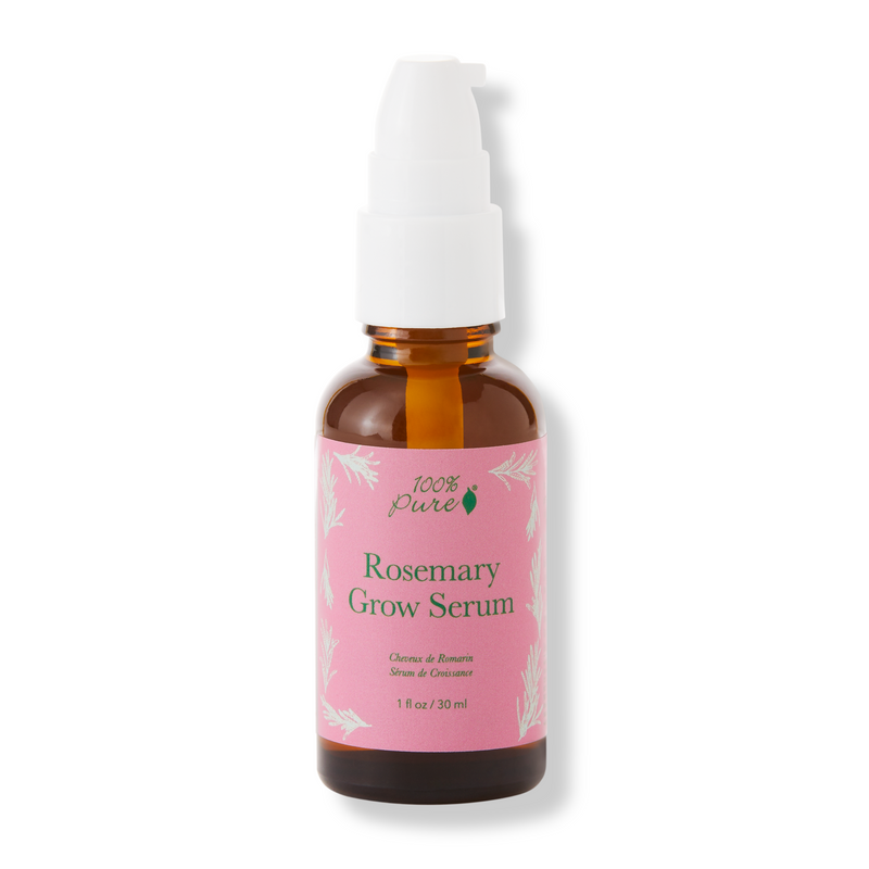 Rosemary Grow Serum by 100% Pure - Non-toxic Hair Styling + Treatment product rated SLOW by Million Marker, free from BPA, phthalates, and parabens
