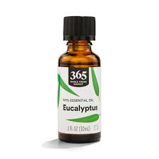 100% Essential Oil - Eucalyptus by 365 by Whole Foods Market - Non-toxic, SLOW rated product free from harmful chemicals