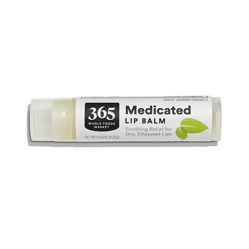 Medicated Lip Balm by 365 by Whole Foods Market - Non-toxic Lip Balms product rated SLOW by Million Marker, free from BPA, phthalates, and parabens