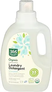 Organic Concentrated Laundry Detergent - Unscented by 365 by Whole Foods Market - Non-toxic, SLOW rated product free from harmful chemicals