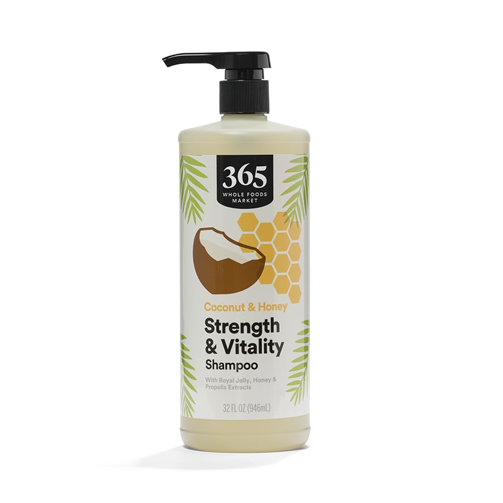 Strength & Vitality Shampoo Coconut & Honey by 365 by Whole Foods Market - Non-toxic Shampoos + Conditioners product rated SLOW by Million Marker, free from BPA, phthalates, and parabens