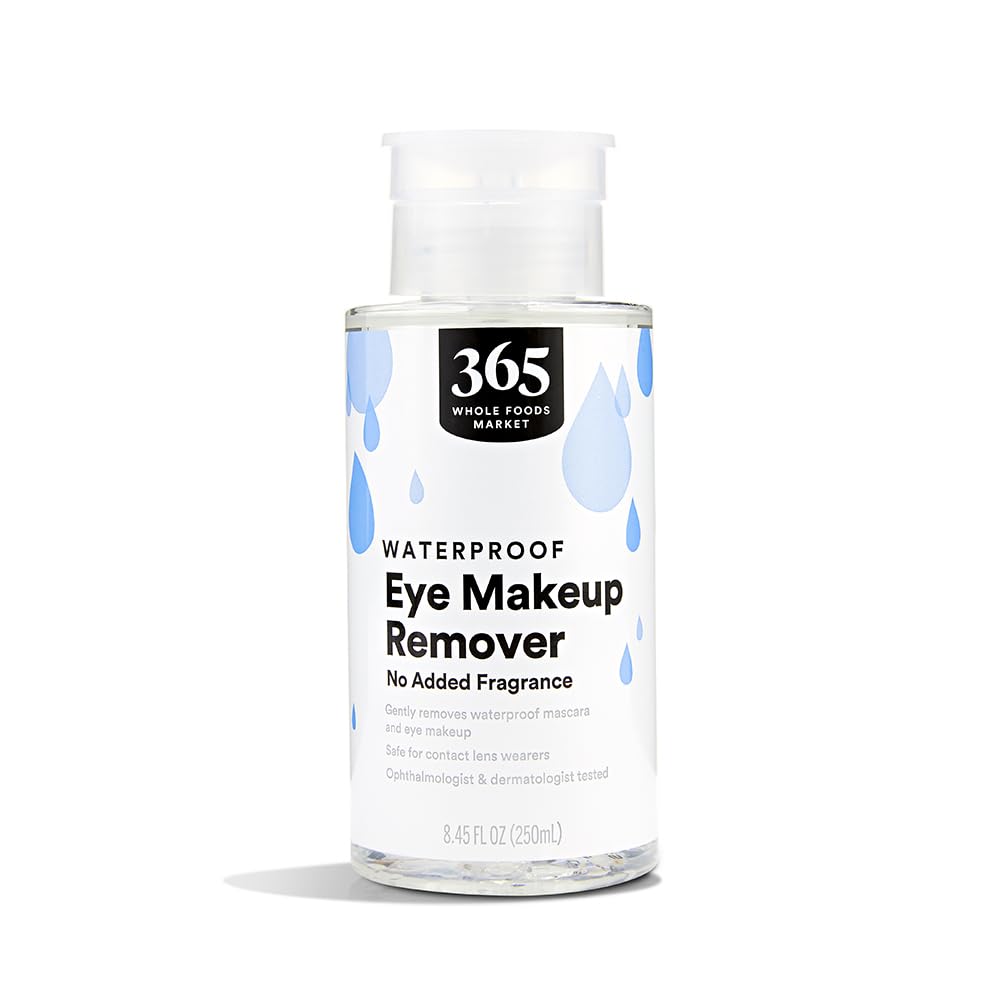Waterproof Eye Makeup Remover by 365 by Whole Foods Market - Non-toxic Facial Care product rated SLOW by Million Marker, free from BPA, phthalates, and parabens