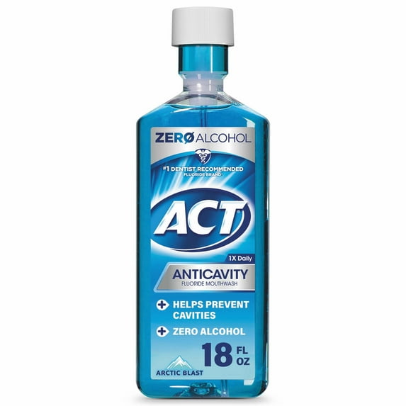 Anticavity Mouthwash - Arctic Blast by ACT - Non-toxic, STOP rated product free from harmful chemicals
