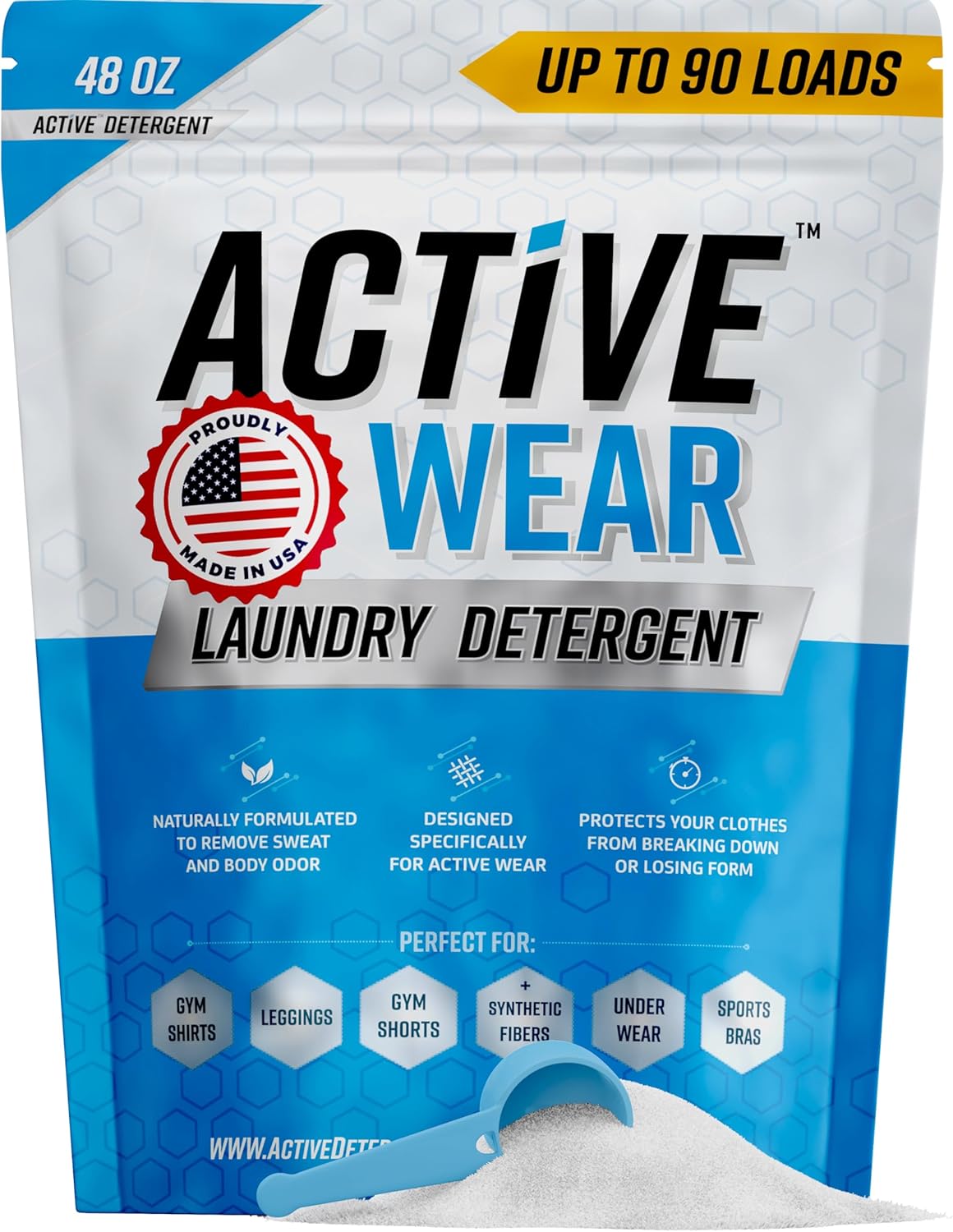 Wear Powder Laundry Detergent by ACTIVE - Non-toxic Household Cleaning Products product rated SLOW by Million Marker, free from BPA, phthalates, and parabens