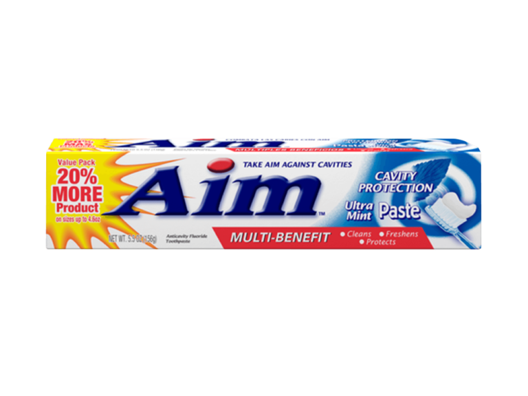 Cavity Protection Toothpaste - Ultra Mint Gel by Aim - Non-toxic, STOP rated product free from harmful chemicals