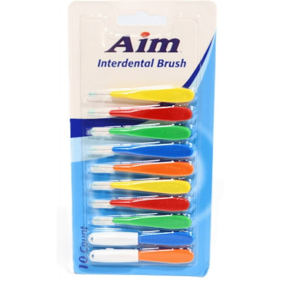 Interdental Brush by Aim - Non-toxic Oral Care product rated SLOW by Million Marker, free from BPA, phthalates, and parabens