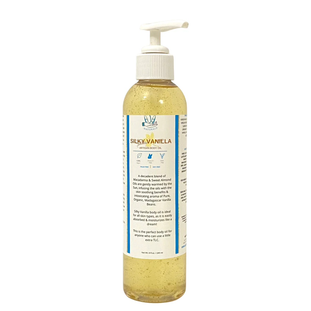 Tender Touch Body Oil – Vanilla Essential Oil by Aja Naturals - Non-toxic, SLOW rated product free from harmful chemicals
