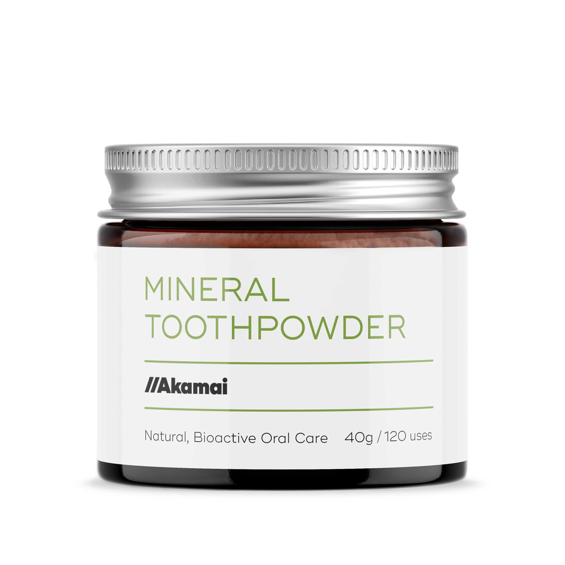 Mineral Toothpowder by Akamai - Non-toxic, SLOW rated product free from harmful chemicals