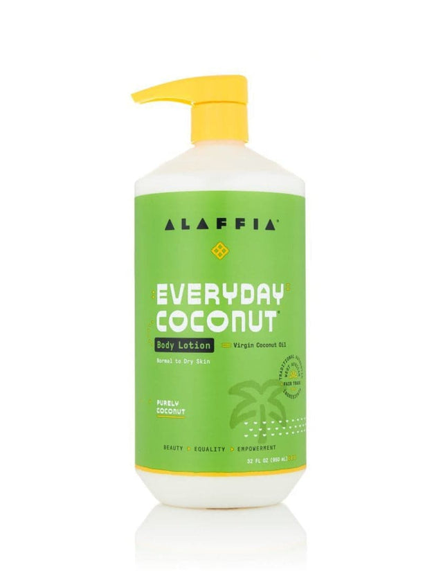 EveryDay Coconut Body Lotion - Purely Coconut by ALAFFIA - Non-toxic, SLOW rated product free from harmful chemicals