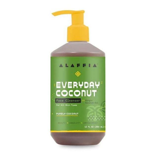 EveryDay Coconut Face Cleanser by ALAFFIA - Non-toxic Facial Care product rated SLOW by Million Marker, free from BPA, phthalates, and parabens