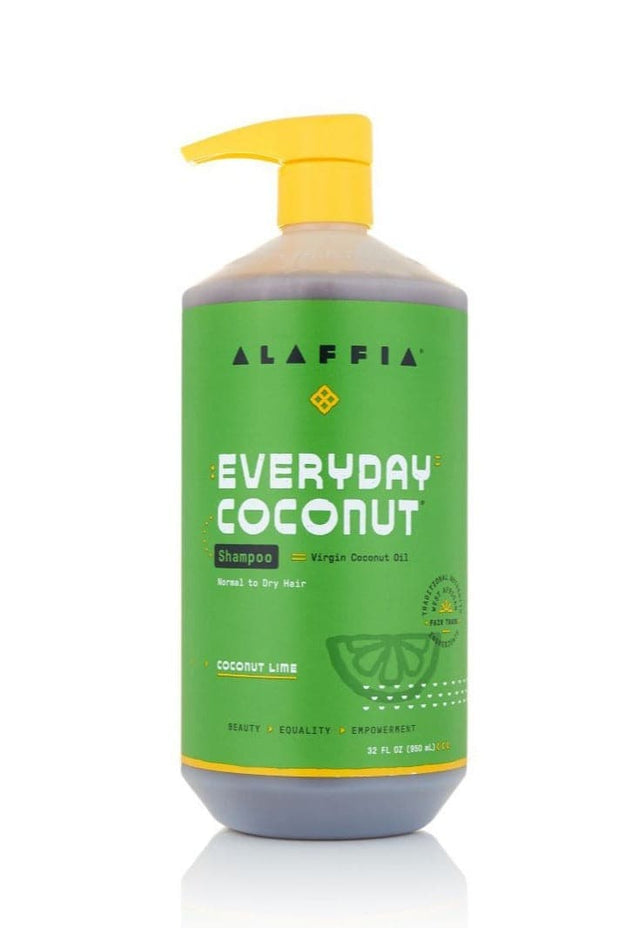 Everyday Coconut Shampoo - Coconut Lime by ALAFFIA - Non-toxic Shampoos + Conditioners product rated SLOW by Million Marker, free from BPA, phthalates, and parabens