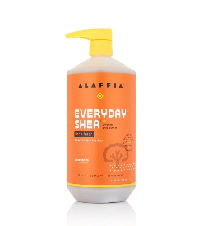 EveryDay Shea Body Wash - Unscented by Alaffia - Non-toxic, SLOW rated product free from harmful chemicals
