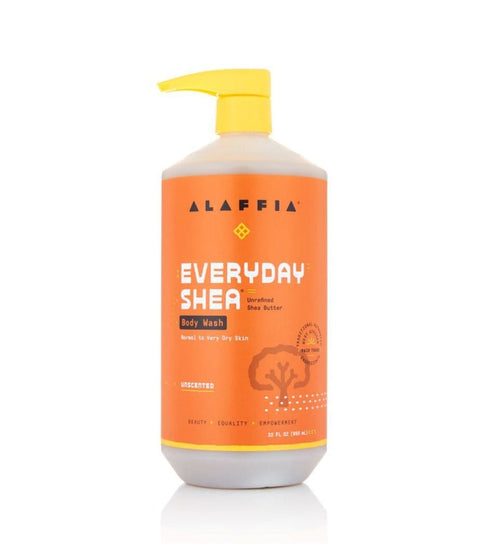 Everyday Shea Bodywash - unscented by ALAFFIA - Non-toxic, SLOW rated product free from harmful chemicals