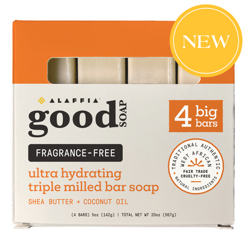 Good Soap Bar - Unscented by ALAFFIA - Non-toxic, SLOW rated product free from harmful chemicals