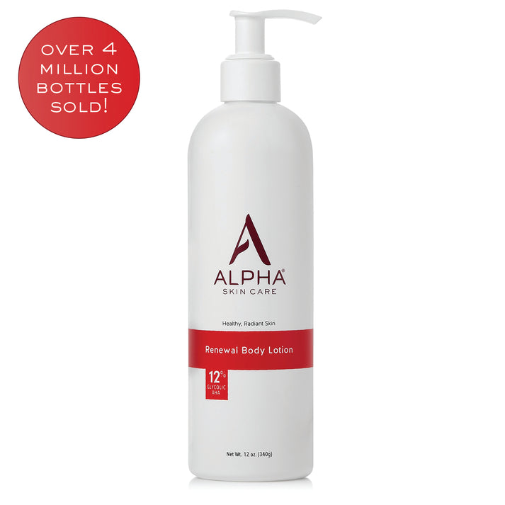 Renewal Body Lotion 12% Glycolic AHA by Alpha Skin Care - Non-toxic Body Oils, Butters + Lotions product rated STOP by Million Marker, free from BPA, phthalates, and parabens
