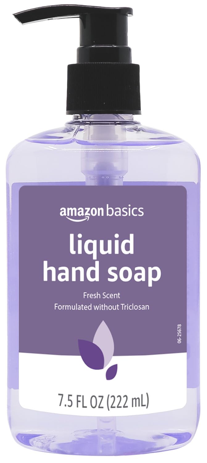 Basics Liquid Hand Soap - Fresh Scent by Amazon - Non-toxic, STOP rated product free from harmful chemicals