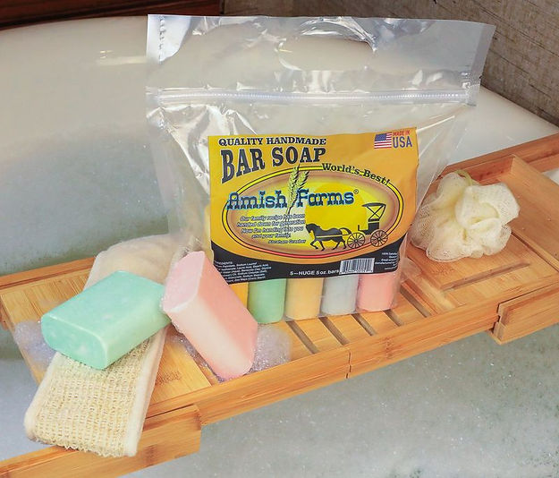 Bar Soap by Amish Farms - Non-toxic Soaps + Body Washes product rated STOP by Million Marker, free from BPA, phthalates, and parabens