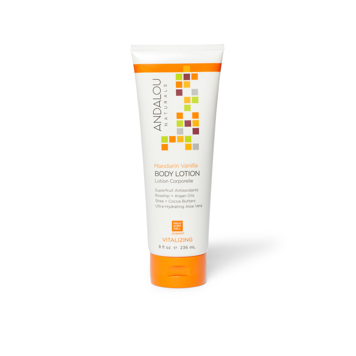 Body Lotion - Mandarin Vanilla by ANDALOU NATURALS - Non-toxic, STOP rated product free from harmful chemicals