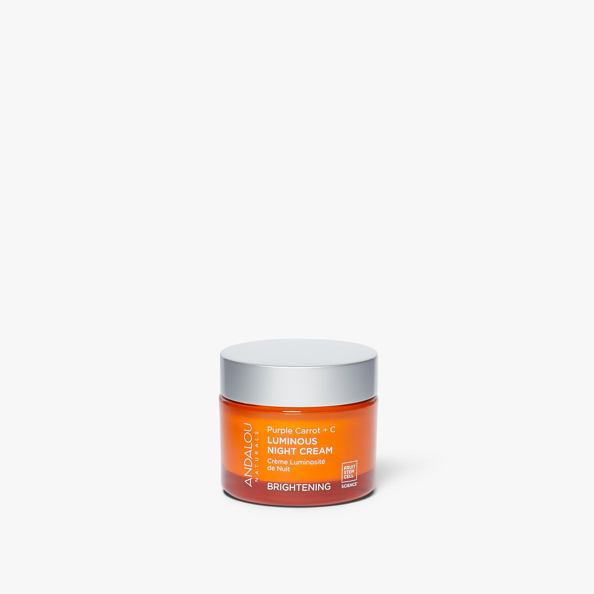 Purple Carrot + C Luminous Night Cream by ANDALOU NATURALS - Non-toxic Facial Care product rated SLOW by Million Marker, free from BPA, phthalates, and parabens