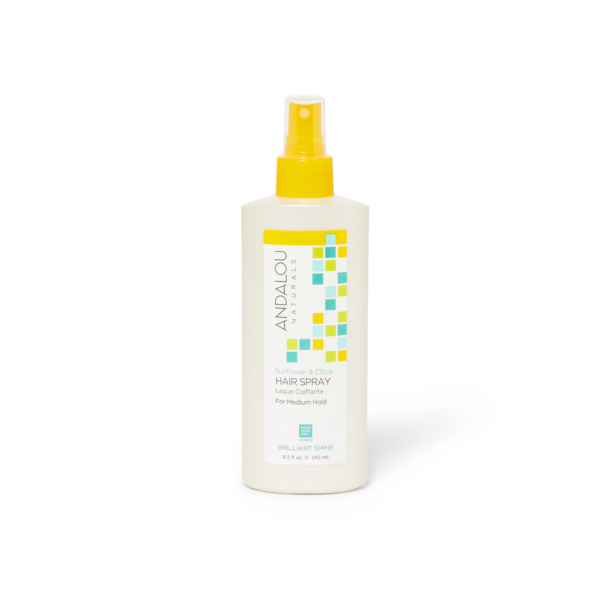 Sunflower & Citrus Brilliant Shine Hairspray by ANDALOU NATURALS - Non-toxic, SLOW rated product free from harmful chemicals