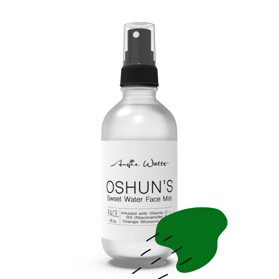 Oshun’s Sweet Water Face Mist by Angie Watts - Non-toxic, GO rated product free from harmful chemicals