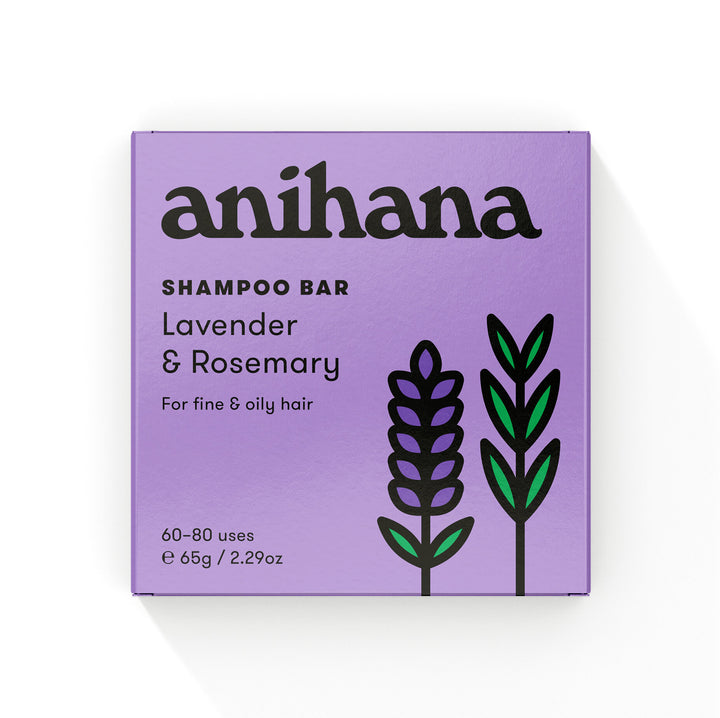 Lavender and Rosemary Shampoo Bar by Anihana - Non-toxic Shampoos + Conditioners product rated SLOW by Million Marker, free from BPA, phthalates, and parabens
