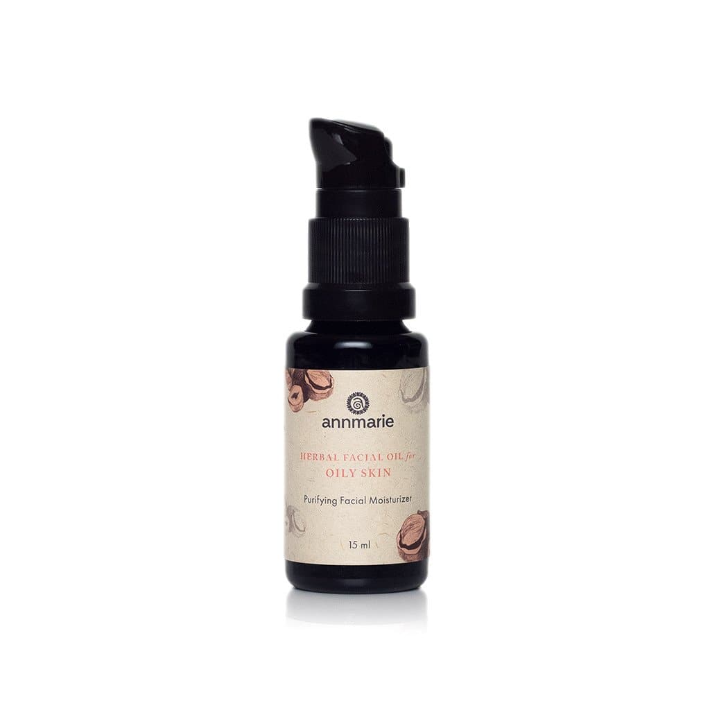 Herbal Facial Oil for Oily Skin by Annmarie - Non-toxic, SLOW rated product free from harmful chemicals