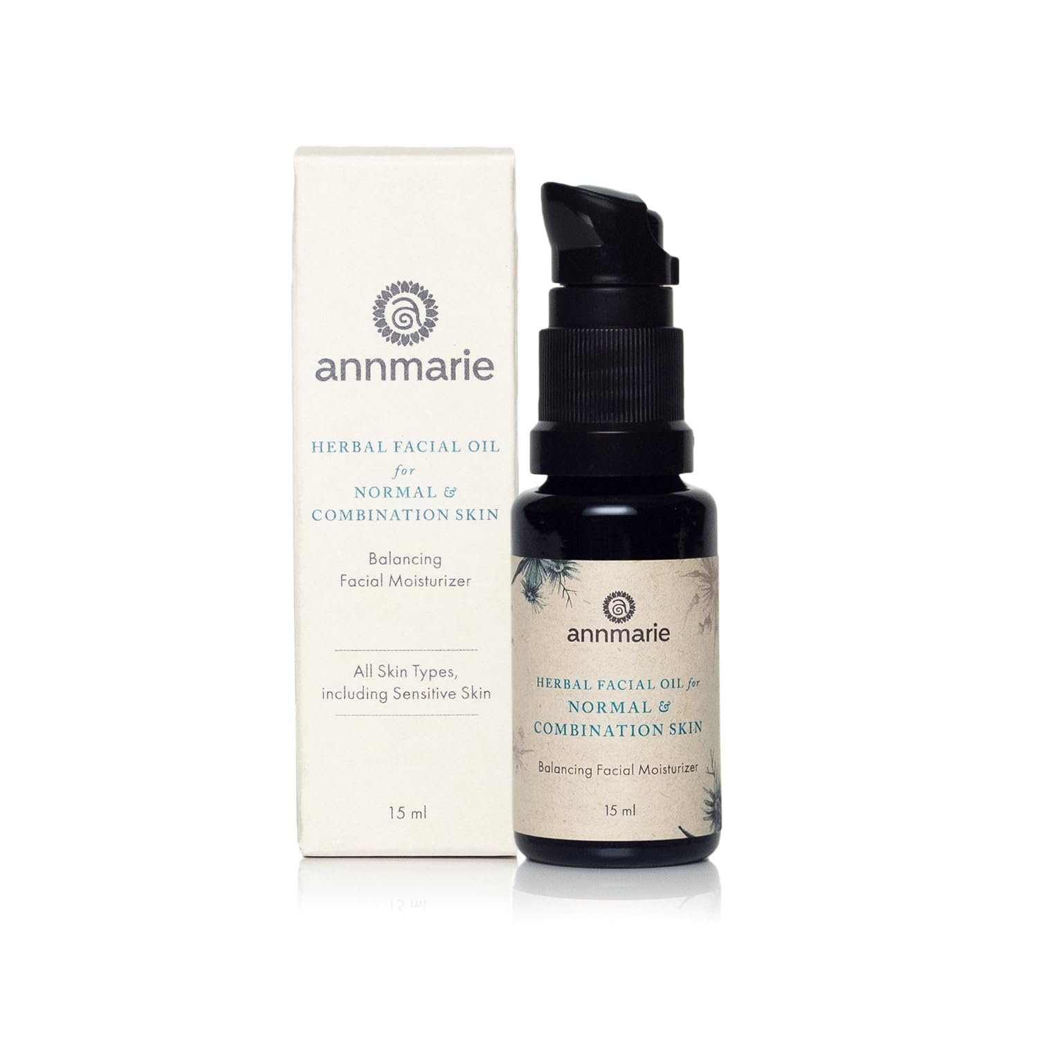 Herbal Facial Oil for Normal and Combination Skin by Annmarie Skin Care - Non-toxic Body Oils, Butters + lotions product rated SLOW by Million Marker, free from BPA, phthalates, and parabens