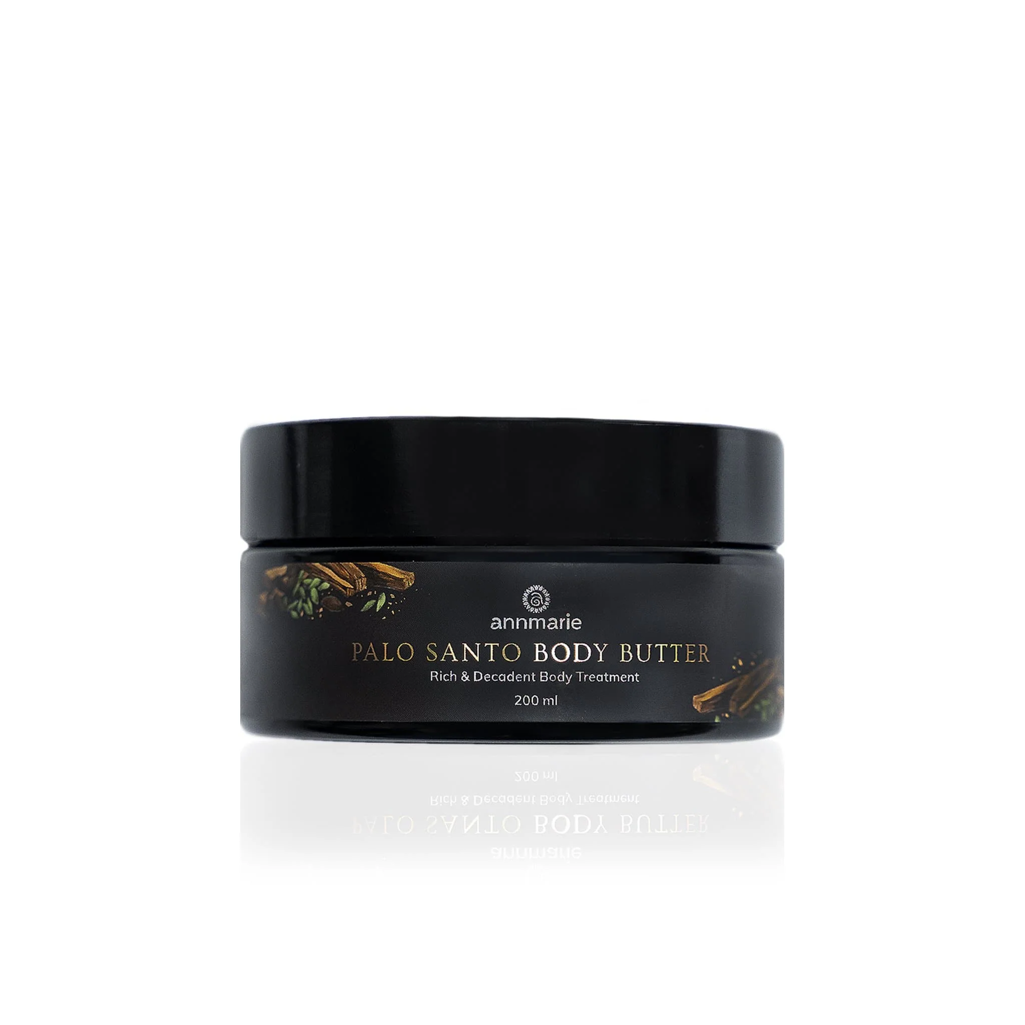 Palo Santo Body Butter - Rich & Decadent Body Treatment by Annmarie Skin Care - Non-toxic Body Oils, Butters + lotions product rated GO by Million Marker, free from BPA, phthalates, and parabens