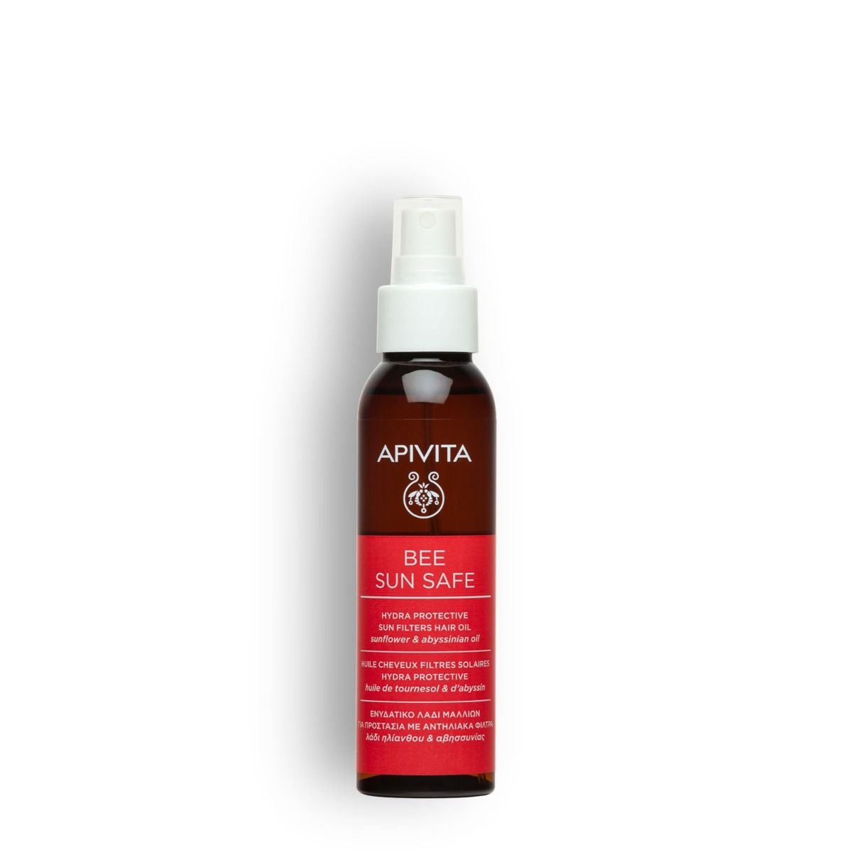 Bee Sun Safe Hydra Protective Sun Filters Hair Oil by APIVITA - Non-toxic Hair Styling + Treatment product rated STOP by Million Marker, free from BPA, phthalates, and parabens