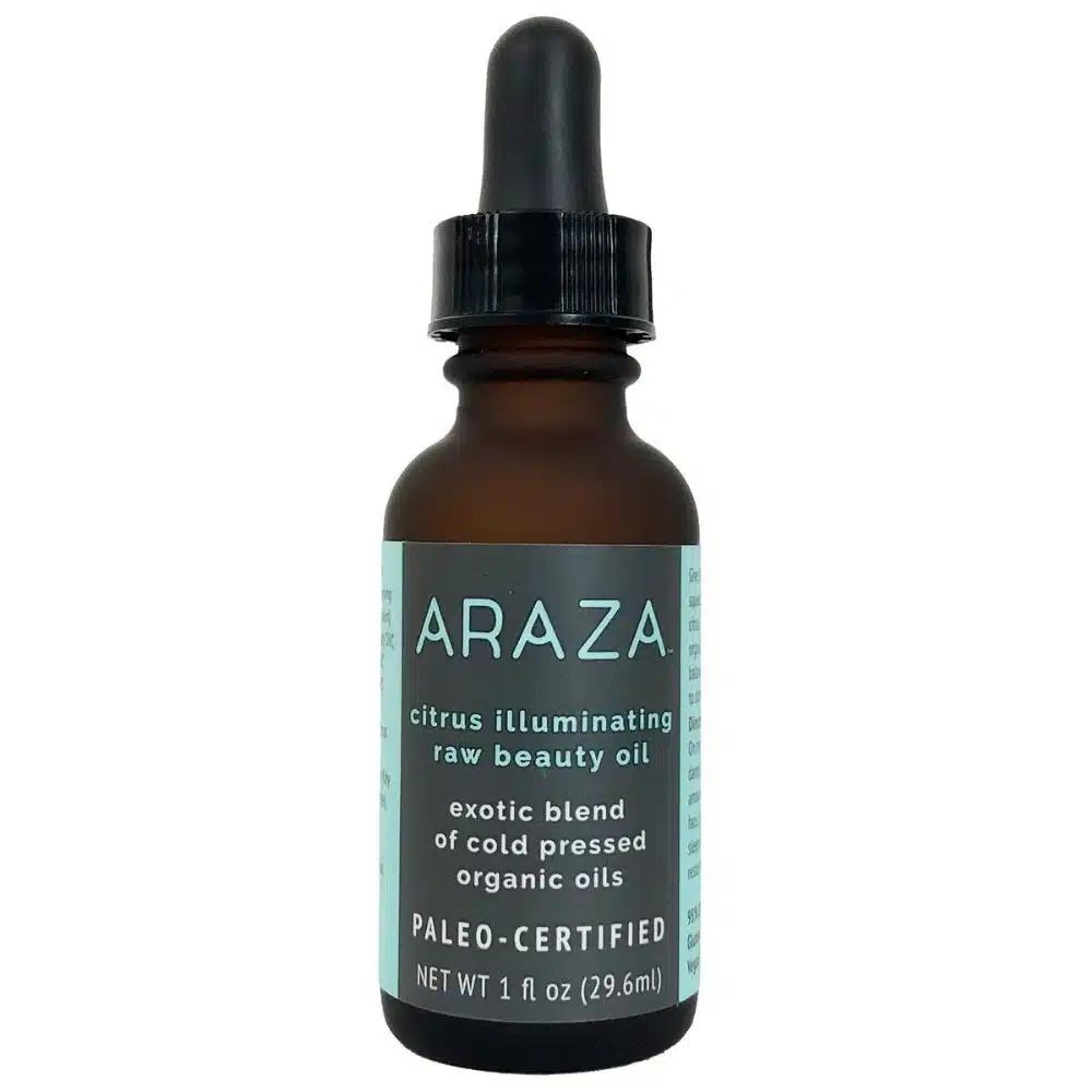 Citrus Illuminating Raw Beauty Oil Exotic Blend Oil by ARAZA - Non-toxic Botanicals + Essential Oils product rated SLOW by Million Marker, free from BPA, phthalates, and parabens