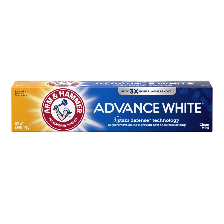 Advance White Extreme Whitening Baking Soda & Peroxide Toothpaste - Clean Mint by ARM & HAMMER - Non-toxic, STOP rated product free from harmful chemicals