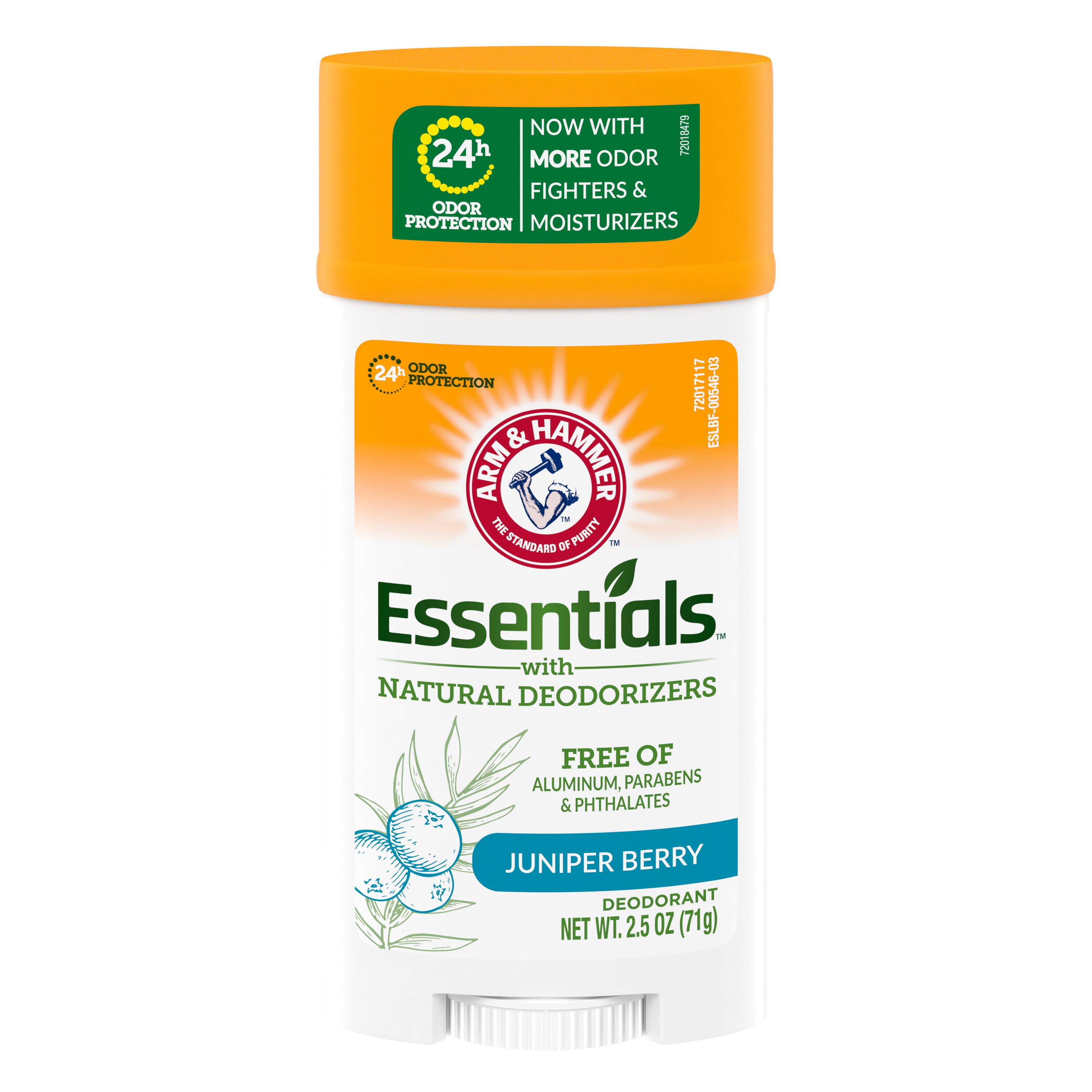Essentials Deodorant- Clean Juniper Berry by Arm & Hammer - Non-toxic Deodorants product rated SLOW by Million Marker, free from BPA, phthalates, and parabens