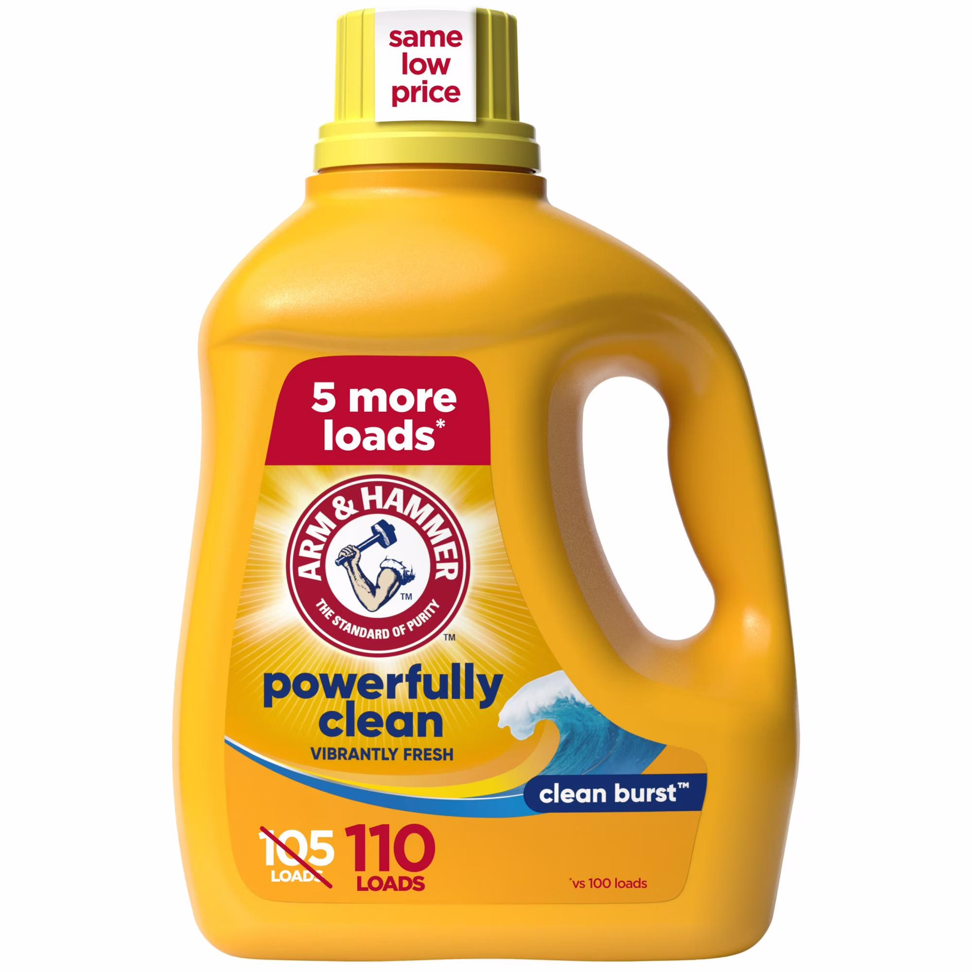 Liquid Laundry Detergent - Clean Burst by ARM & HAMMER - Non-toxic Household Cleaning Products product rated STOP by Million Marker, free from BPA, phthalates, and parabens