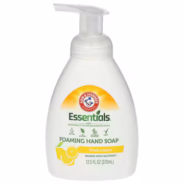 Essentials Foaming Hand Soap - Fresh Lemon by ARM & HAMMER - Non-toxic Soaps + Body Washes product rated STOP by Million Marker, free from BPA, phthalates, and parabens