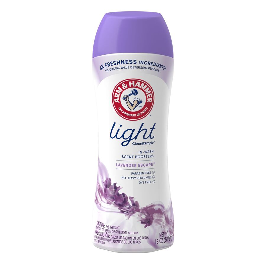 Light Laundry In-Wash Scent Booster - Lavender Escape Scent by ARM & HAMMER - Non-toxic Household Cleaning Products product rated STOP by Million Marker, free from BPA, phthalates, and parabens