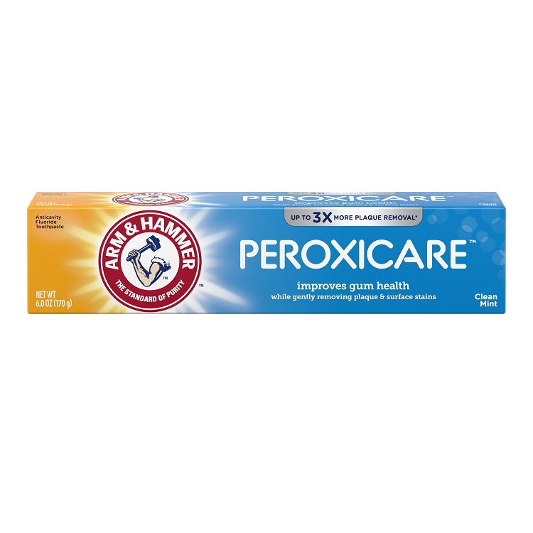 PeroxiCare Gum Health Toothpaste by ARM & HAMMER - Non-toxic Oral Care product rated STOP by Million Marker, free from BPA, phthalates, and parabens
