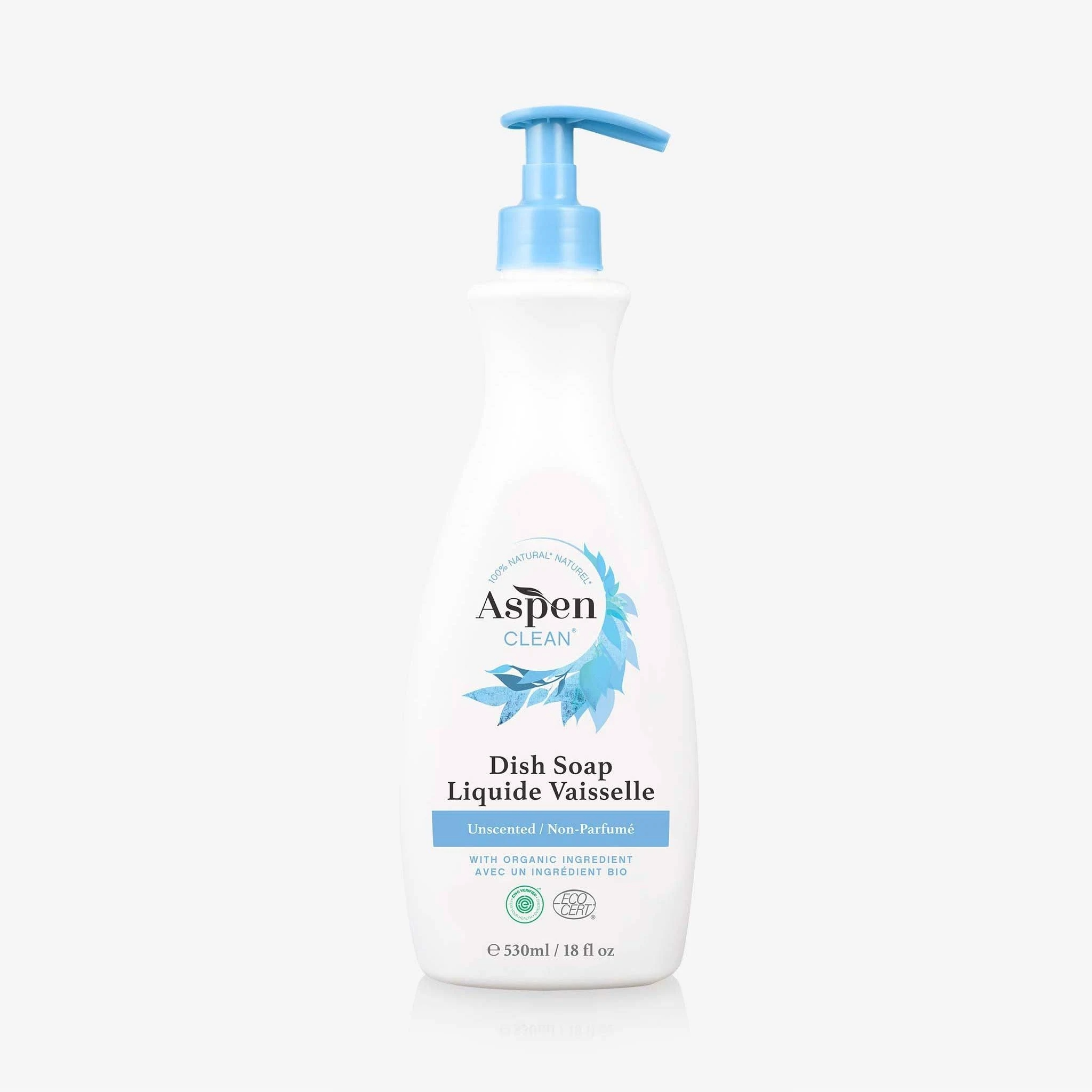 Natural Dish Soap (Unscented) by AspenClean - Non-toxic, GO rated product free from harmful chemicals