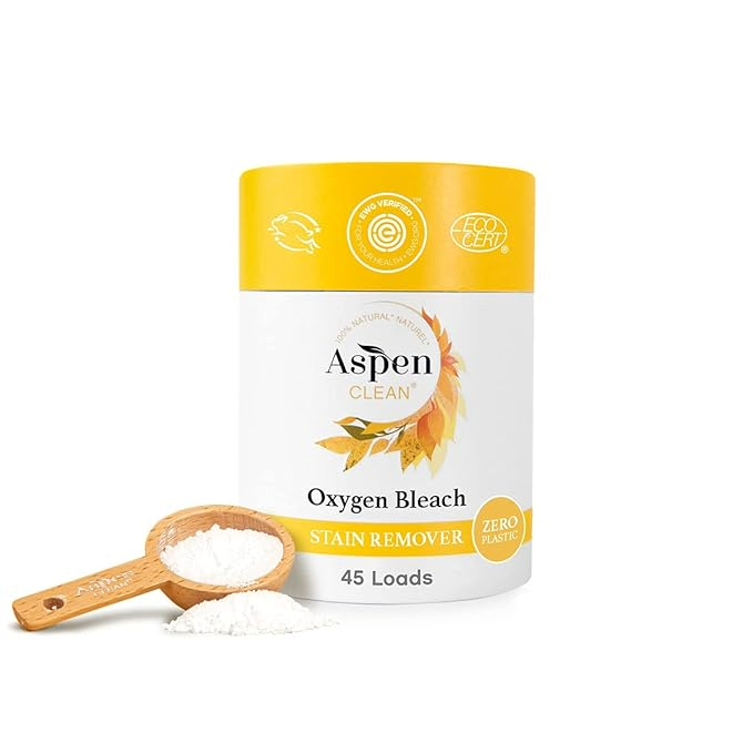 Unscented Oxygen Bleach Powder and Stain Remover by AspenClean - Non-toxic, GO rated product free from harmful chemicals