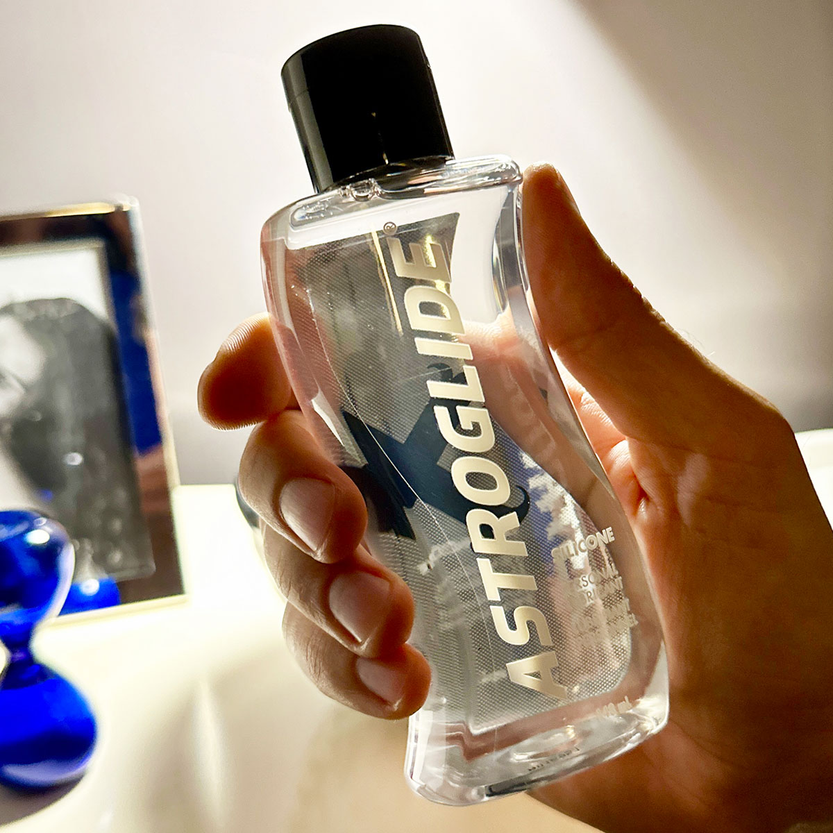 X Premium Silicone Personal Lubricant by Astroglide - Non-toxic Sexual Health Care product rated STOP by Million Marker, free from BPA, phthalates, and parabens