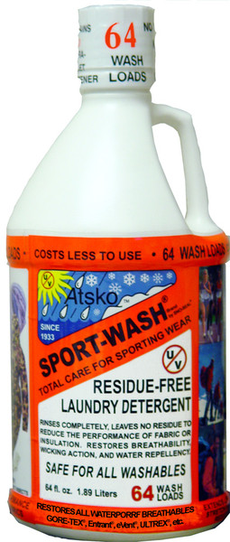 Sport-Wash Laundry Detergent by Atsko - Non-toxic, STOP rated product free from harmful chemicals