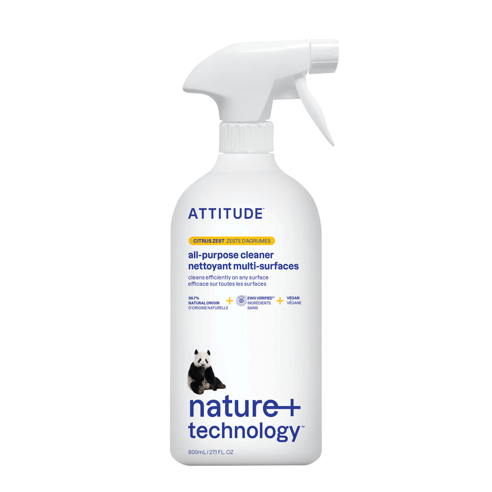 All-Purpose Cleaner – Citrus Zest by ATTITUDE - Non-toxic, SLOW rated product free from harmful chemicals