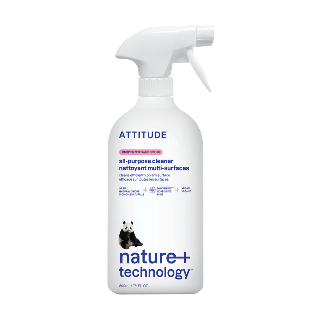 All-Purpose Cleaner - Unscented by ATTITUDE - Non-toxic, GO rated product free from harmful chemicals