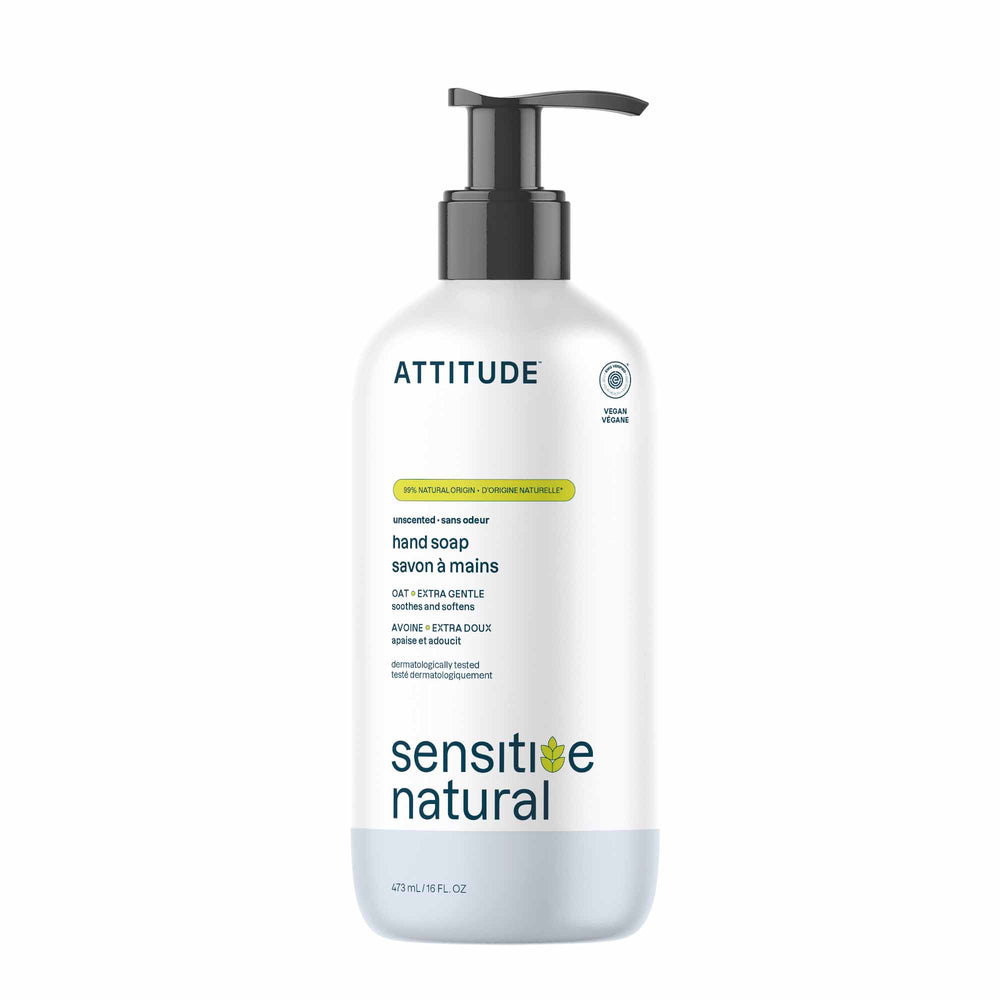 Hand Soap - Sensitive Skin by ATTITUDE - Non-toxic, SLOW rated product free from harmful chemicals