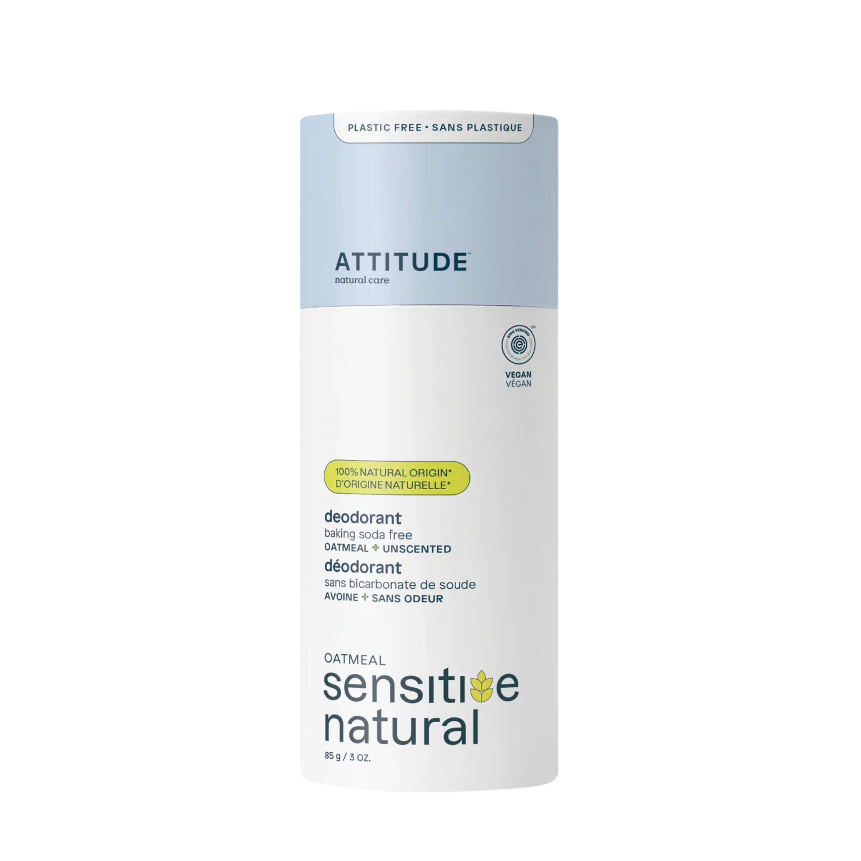 Deodorant - Sensitive Skin by Attitude - Non-toxic, GO rated product free from harmful chemicals