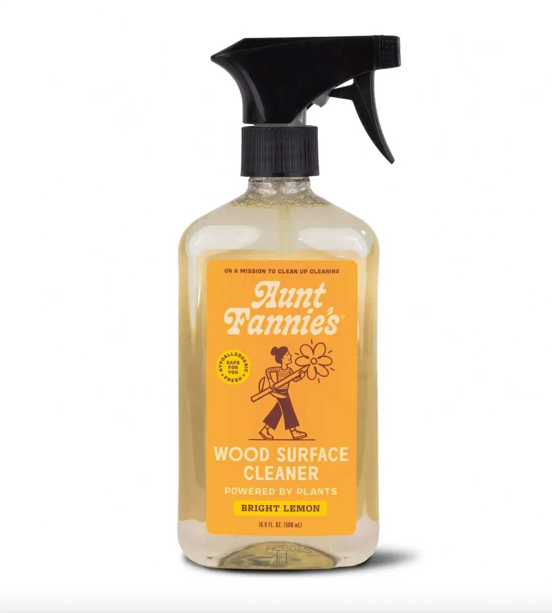 All Purpose Wood Spray Cleaner by Aunt Fannie's - Non-toxic, SLOW rated product free from harmful chemicals
