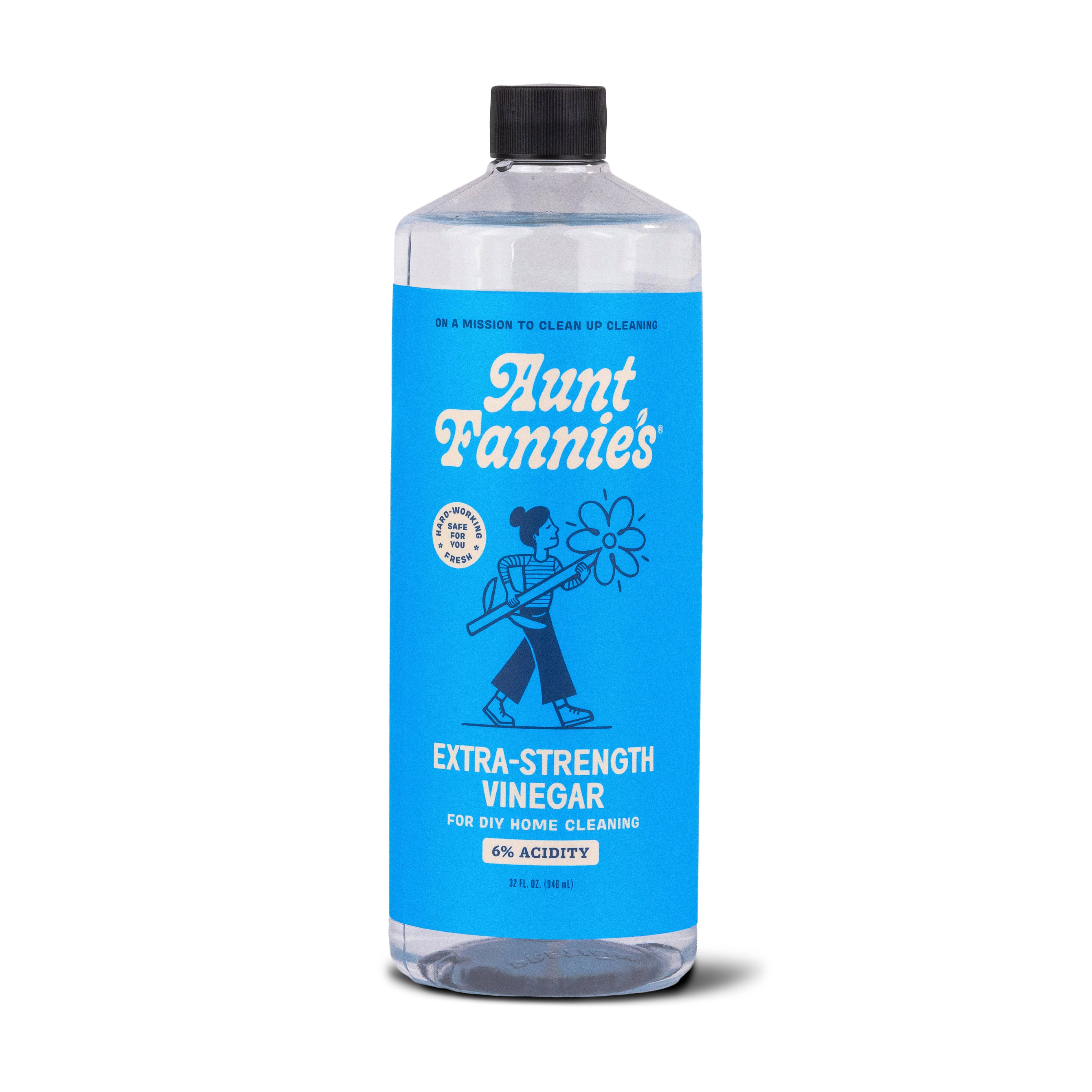 Extra Strength Cleaning Vinegar by Aunt Fannie's - Non-toxic, GO rated product free from harmful chemicals