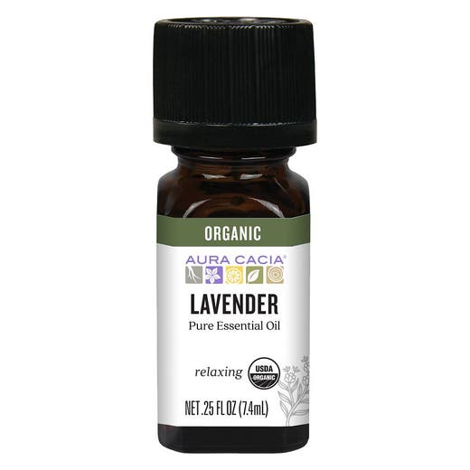 Organic Lavender 100% Pure Essential Oil by Aura Cacia - Non-toxic, SLOW rated product free from harmful chemicals