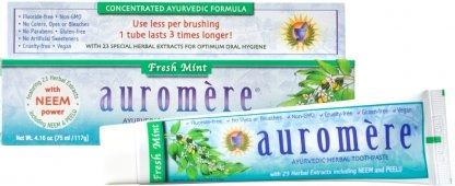 Fresh Mint Ayurvedic Toothpaste by Auromère - Non-toxic, SLOW rated product free from harmful chemicals